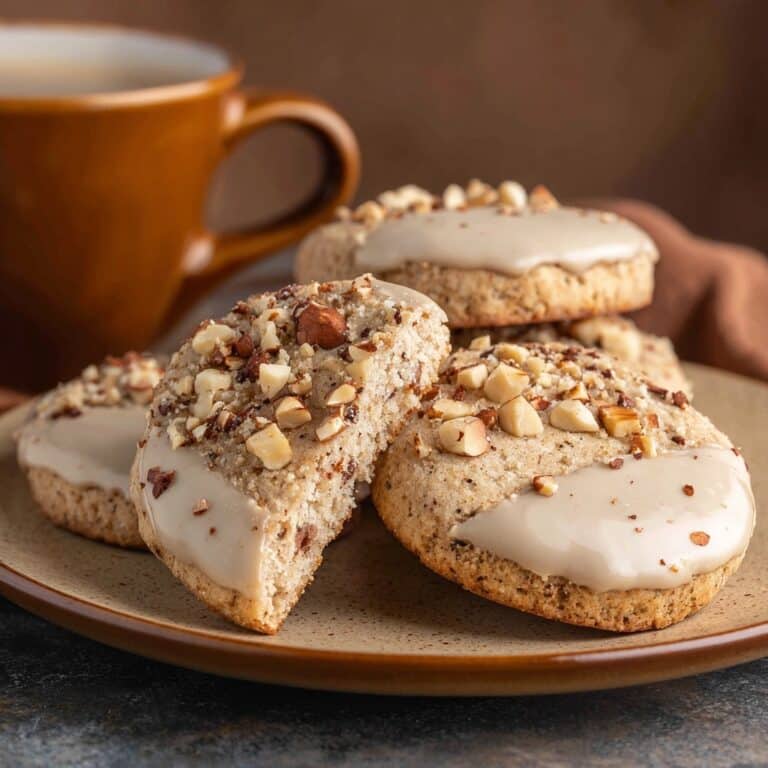 Almond Shortbread Cookies with Icing and Frangipane Recipe