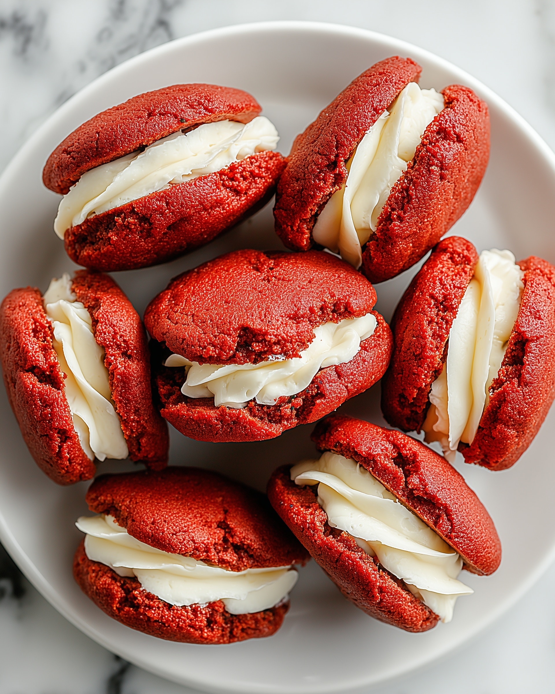 Red Velvet Rose Cookies Recipe - Recipe Image
