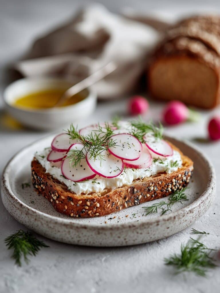 Radishes with Herby Whipped Feta Recipe
