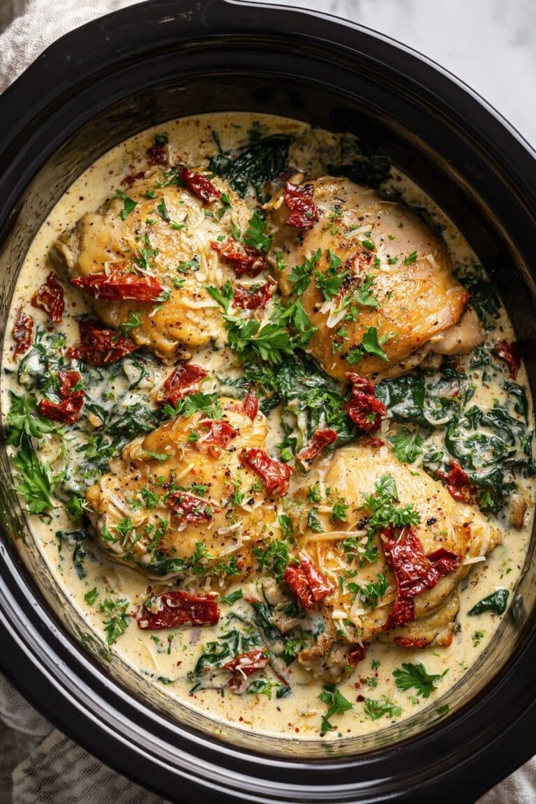 Garlic Butter Chicken Crockpot Recipe