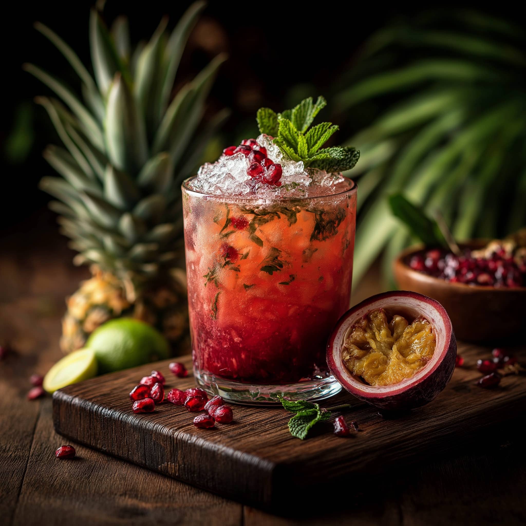 Raspberry Passionfruit Tequila Sour Recipe - Recipe Image