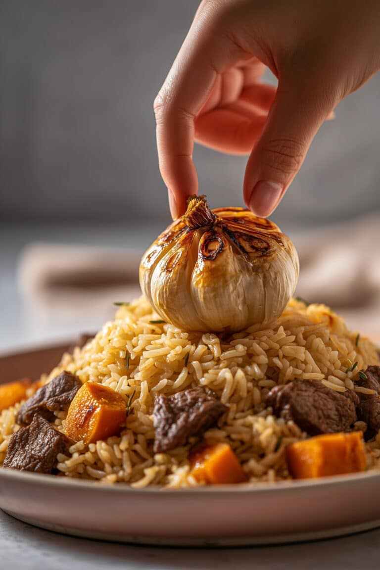 Savory Beef and Mushroom Rice Pilaf Recipe