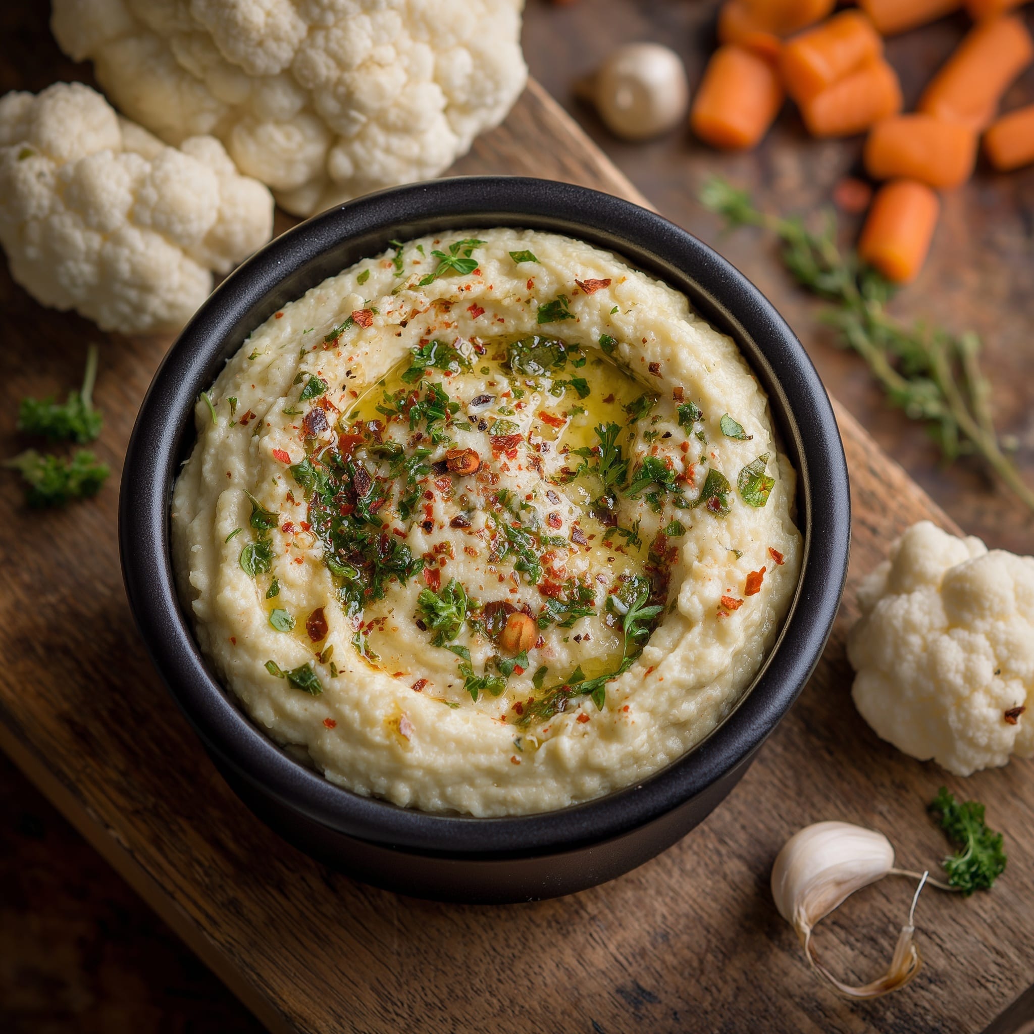 Creamy White Garlic Pizza Sauce Recipe - Recipe Image