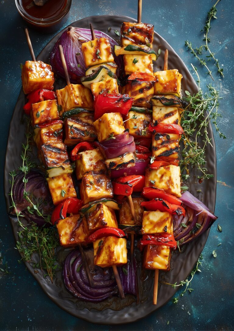 Apple Camembert Skewers with Walnuts and Honey Recipe