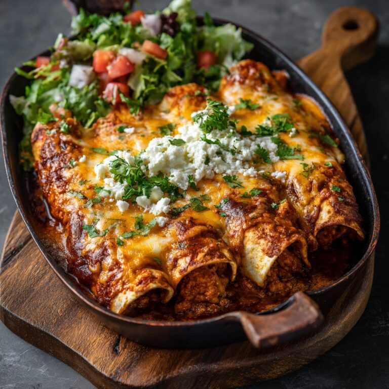 20-Minute Green Chile Chicken Enchiladas Recipe