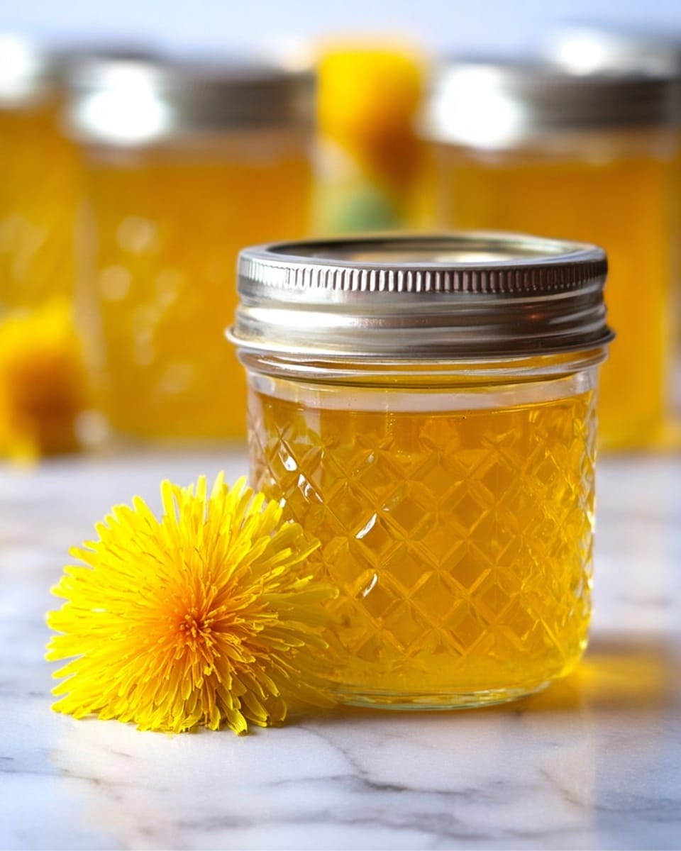 Homemade Dandelion Jelly Recipe - Recipe Image