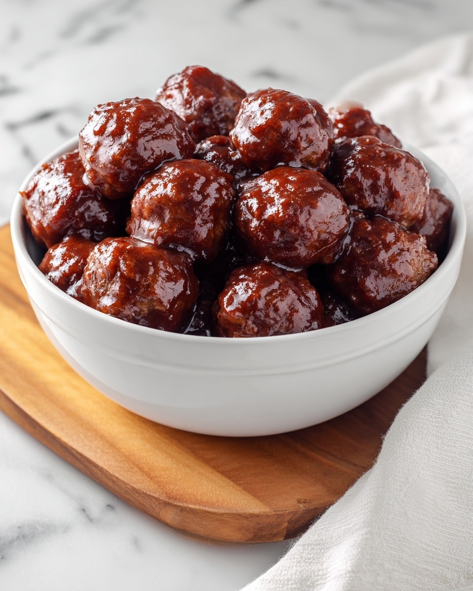Sweet Chili Meatballs Crockpot Recipe - Recipe Image