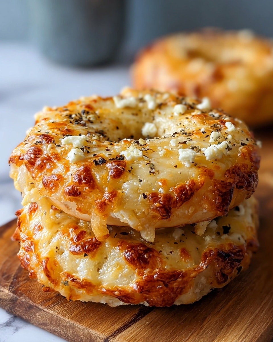 Garlic-Parmesan Cottage Cheese Bagels – Soft, Chewy & High-Protein Recipe - Recipe Image