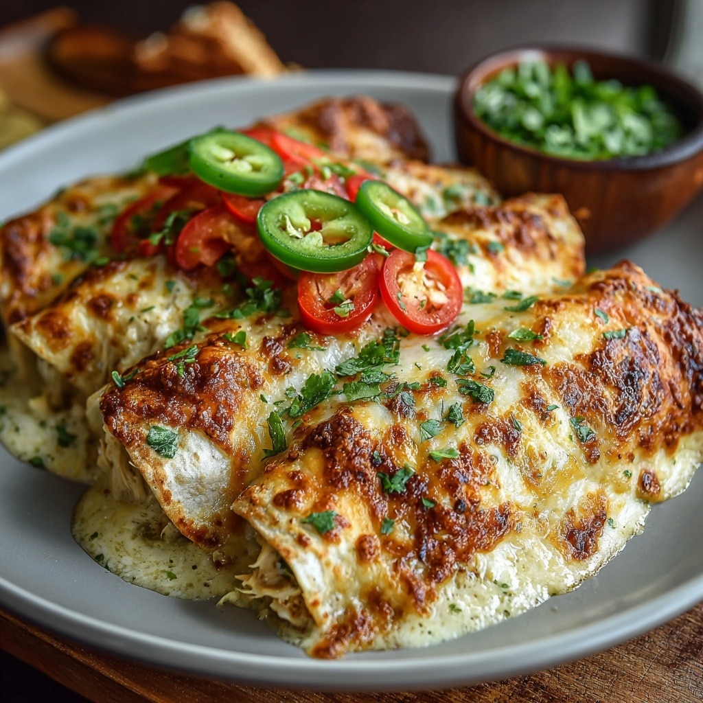 Queso Chicken Enchiladas Bake Recipe - Recipe Image