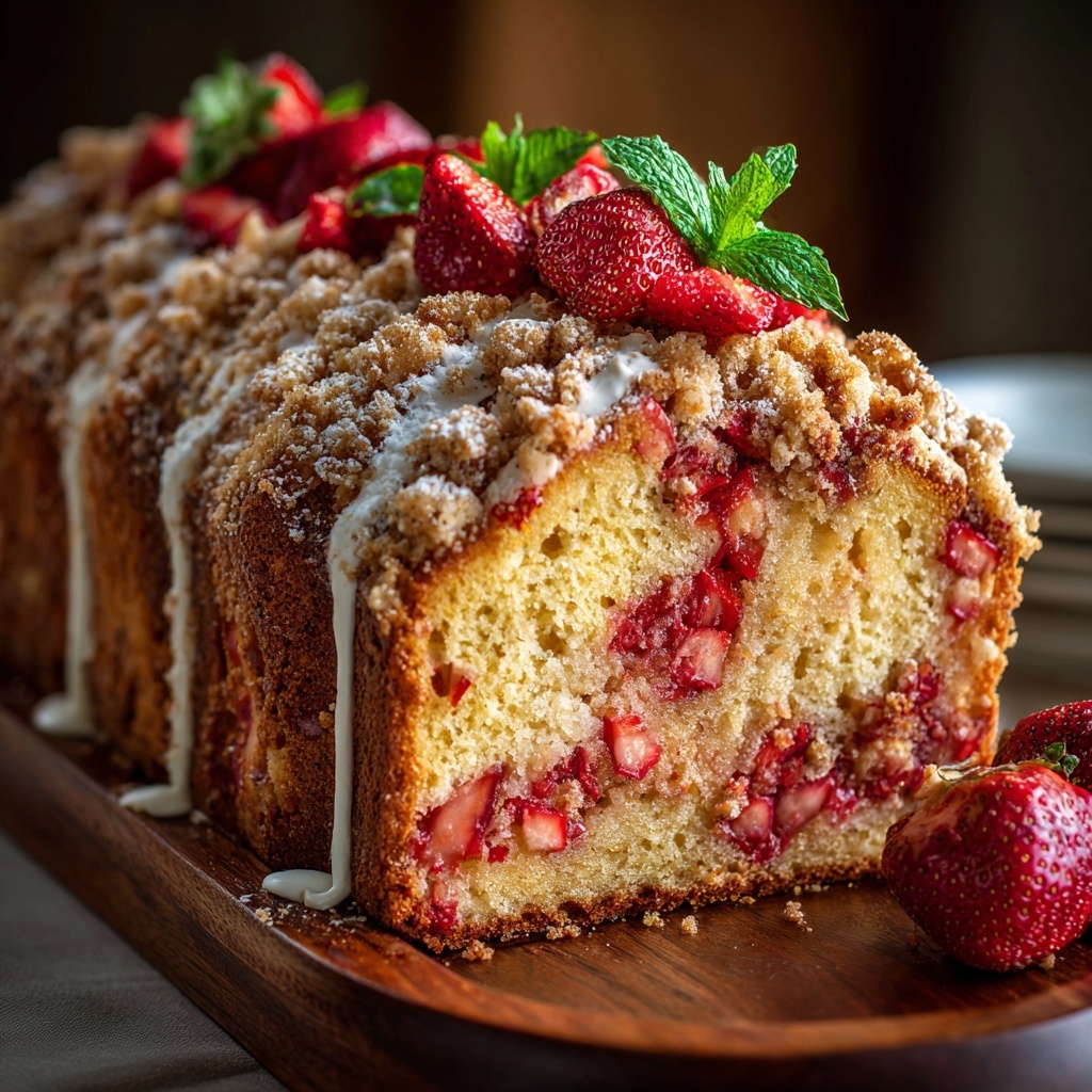 Fresh Strawberry Bread: No Mixer Needed Recipe - Recipe Image