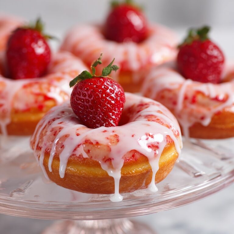 Strawberry Glazed Donuts Recipe