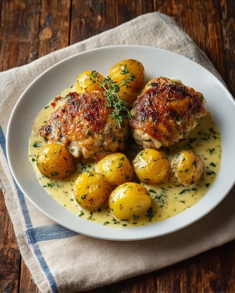 Garlic Parmesan Chicken and Potatoes Recipe