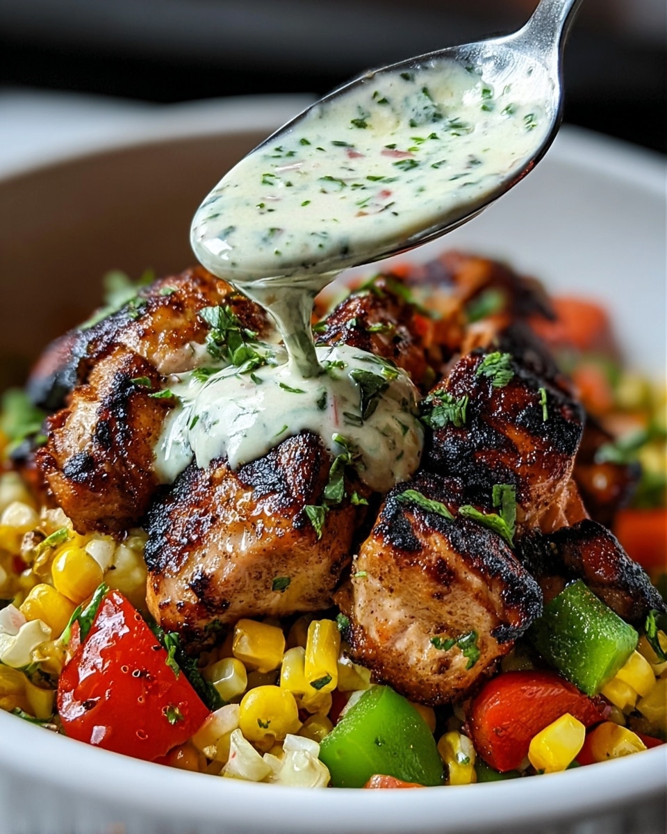 Chipotle Lime Chicken with Corn and Peppers Recipe - Recipe Image