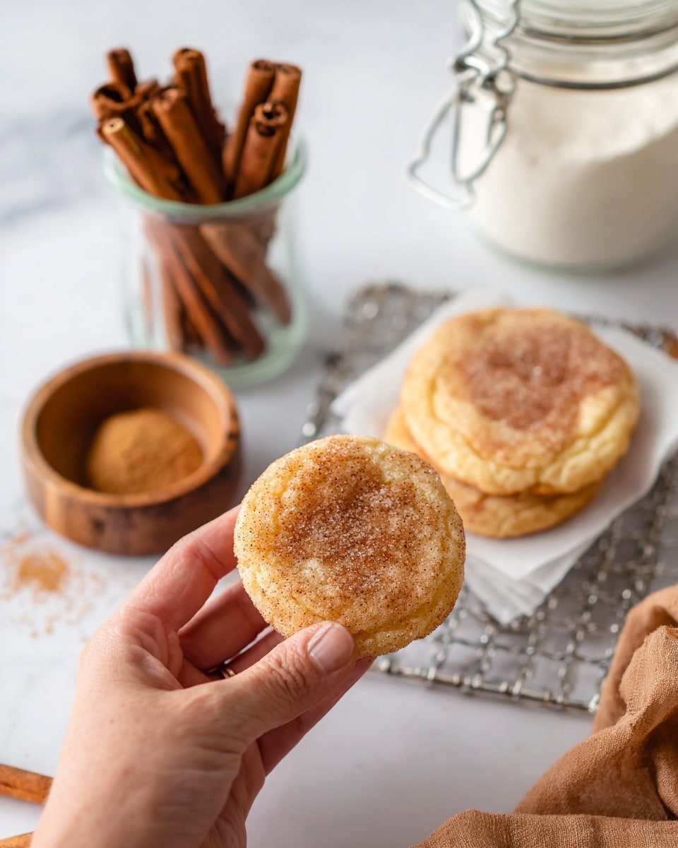 2 Perfect Snickerdoodle Cookies in the Air Fryer Recipe - Recipe Image