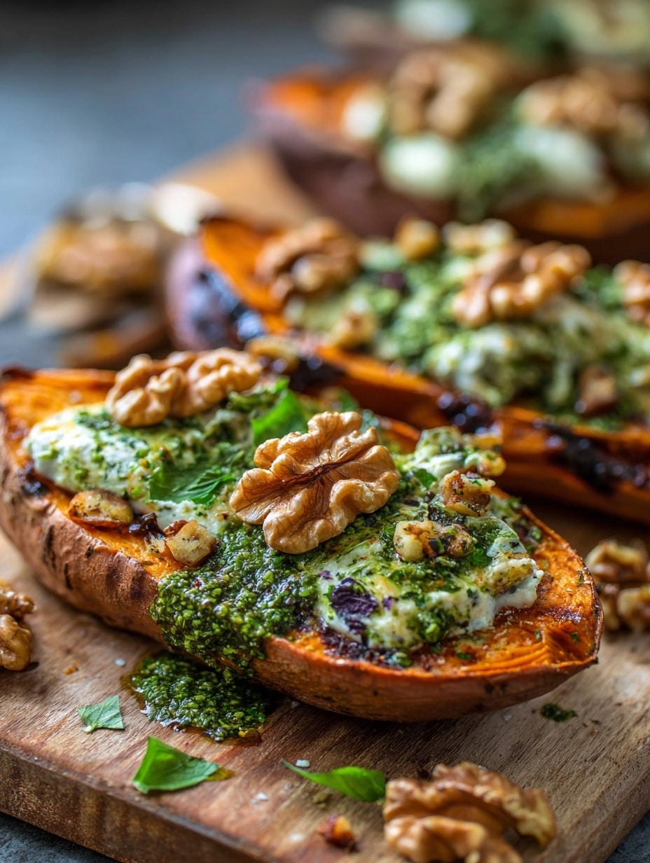 Roasted Sweet Potato Rounds with Honey and Feta Recipe - Recipe Image