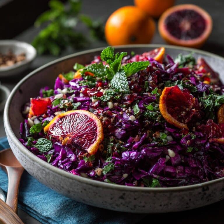 Red Cabbage and Blood Orange Tabbouleh Recipe