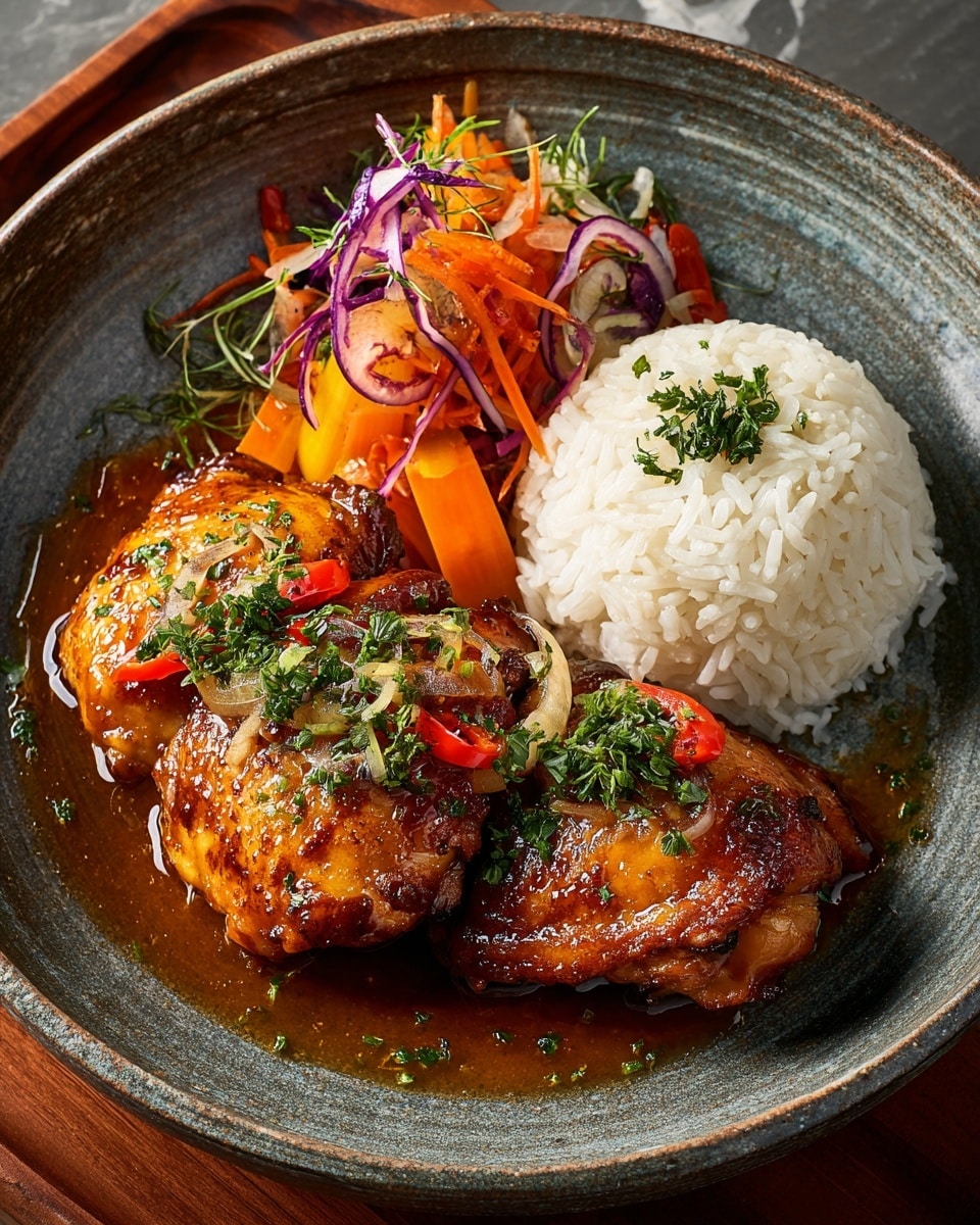 Chicken Jorim (Soy-Braised Chicken) Recipe - Recipe Image