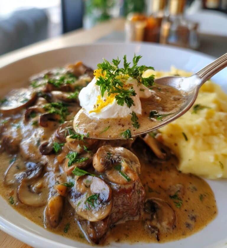 Beef Stroganoff with Mushroom Soup Recipe
