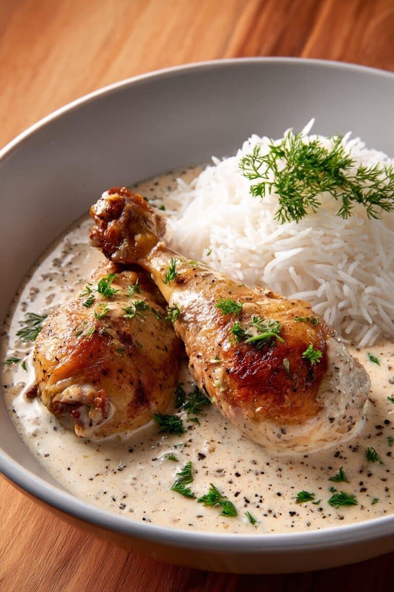 Creamy Smothered Chicken and Rice Recipe