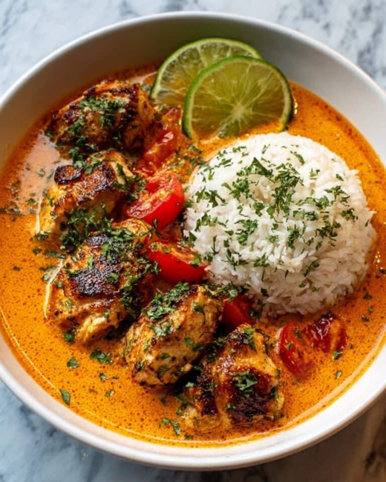 Fiery Brazilian Coconut Chicken with Tropical Pepper Sauce Recipe