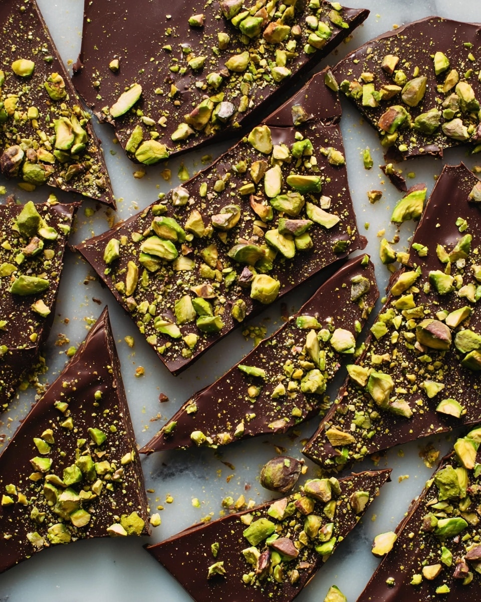 Pistachio Chocolate Bark Recipe - Recipe Image