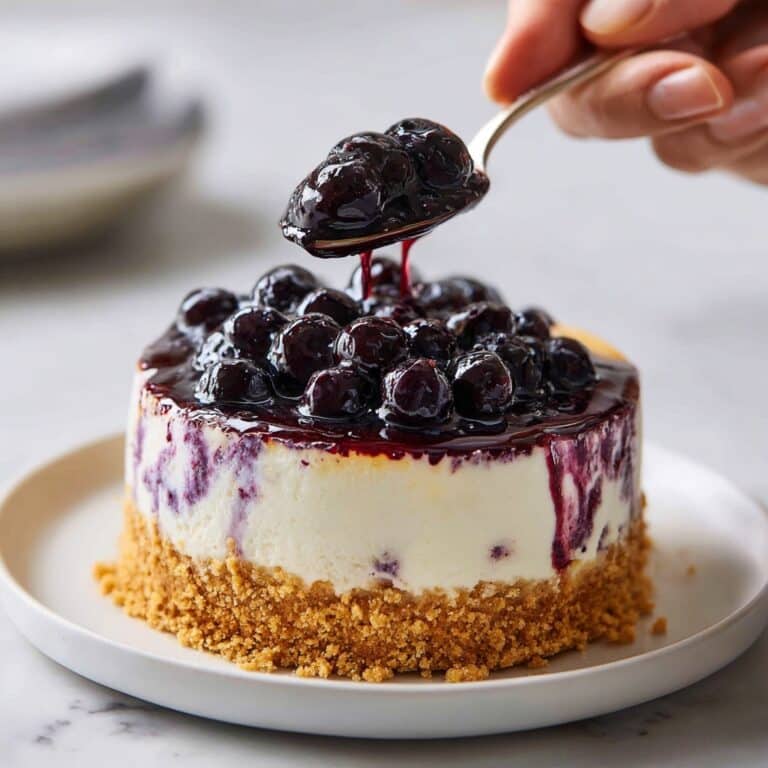 Creamy Blueberry Cheesecake Recipe
