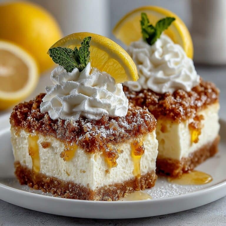 Homemade Lemon Crumb Bars Recipe