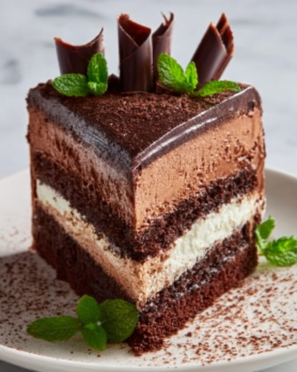 Decadent Chocolate Ice Cream Sandwich Cake Recipe - Recipe Image