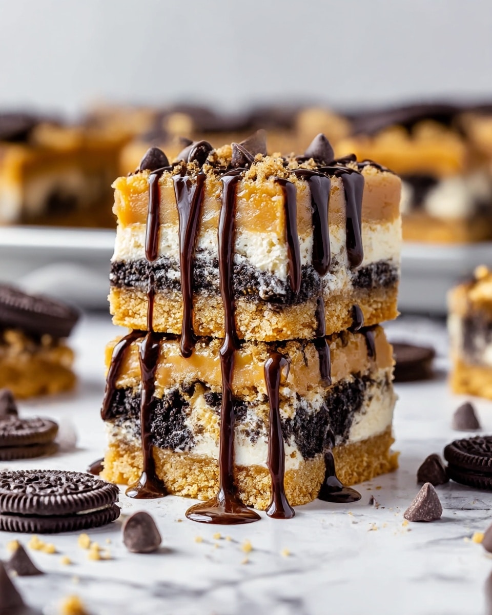 Slutty Cheesecake Bars Recipe - Recipe Image