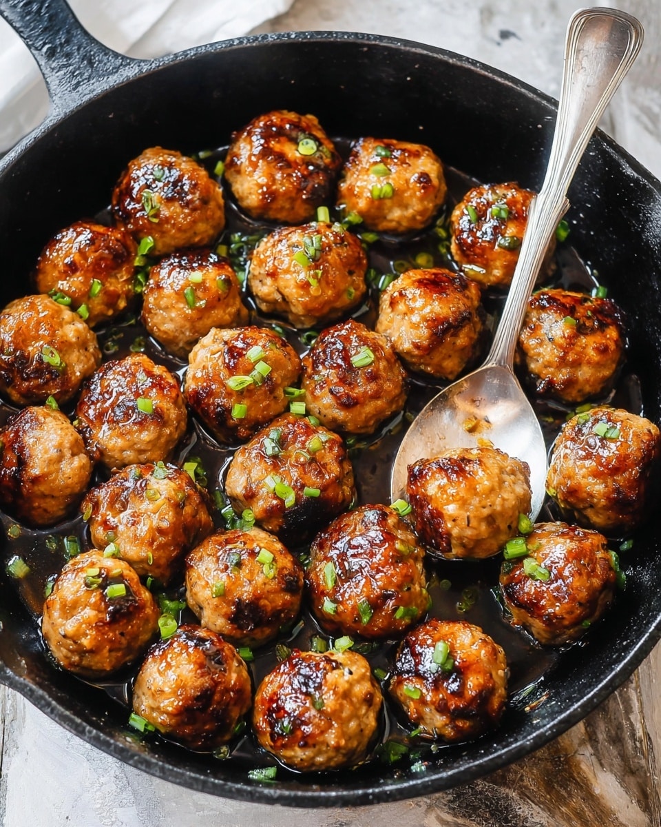 Firecracker Chicken Meatballs Recipe - Recipe Image