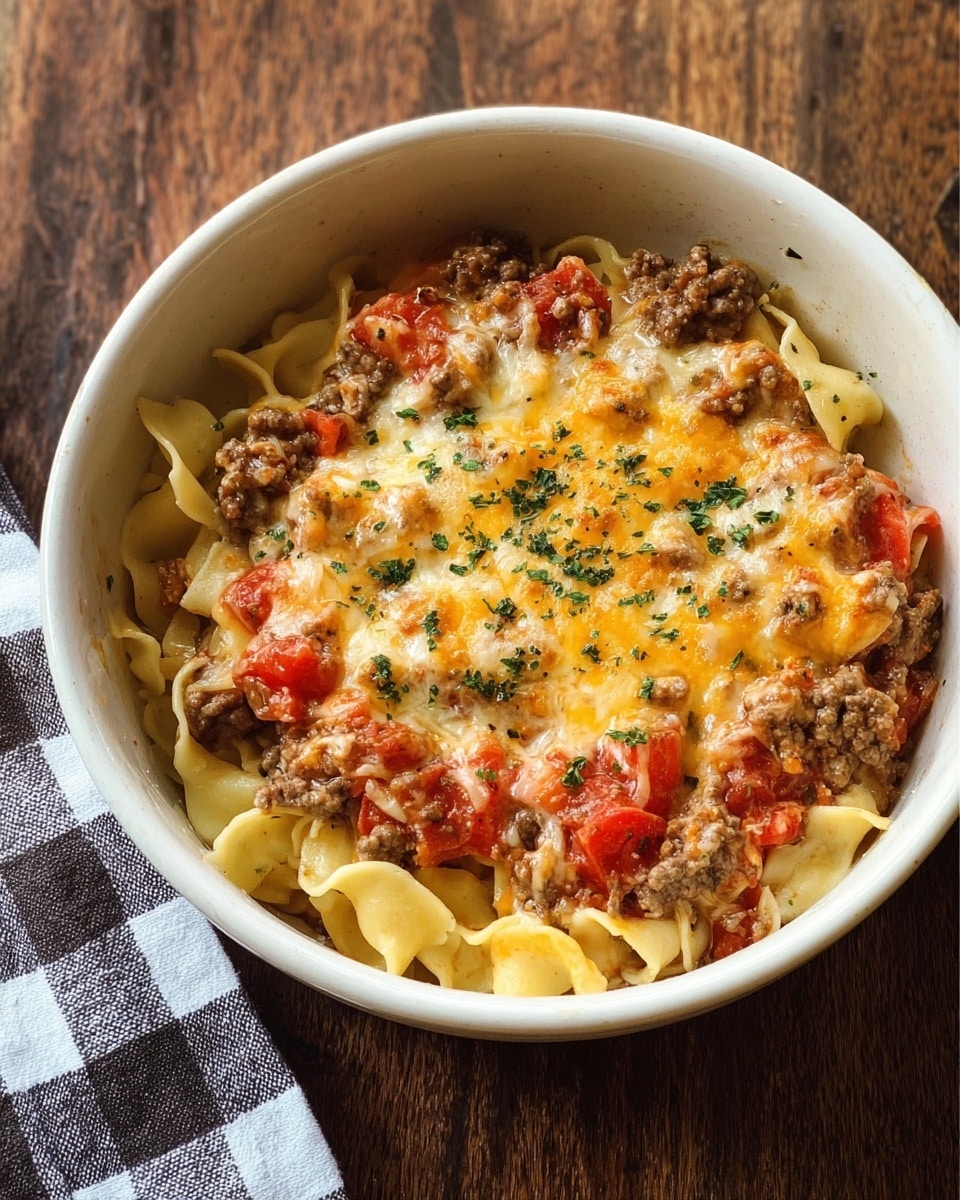 Slow Cooker Amish Country Tomato Beef Casserole Recipe - Recipe Image
