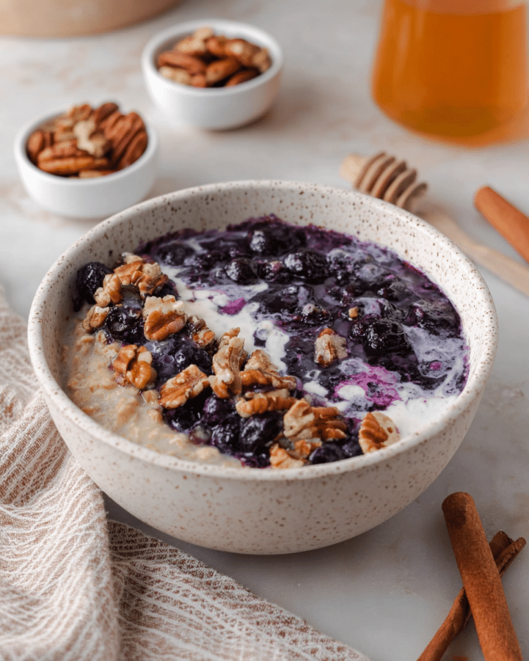 Creamy Instant Pot Steel Cut Oats with Cinnamon and Maple Syrup Recipe