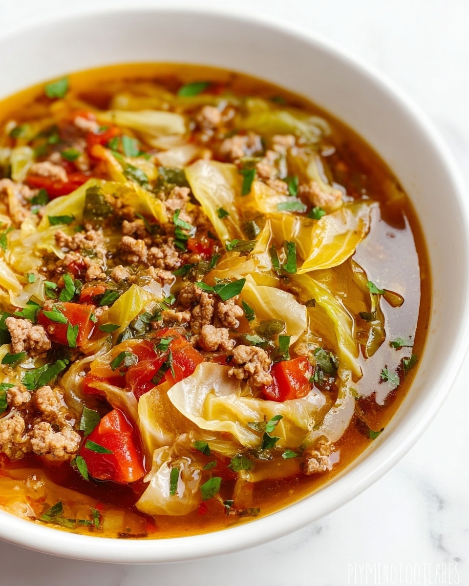Hearty Beef and Cabbage Soup Recipe - Recipe Image