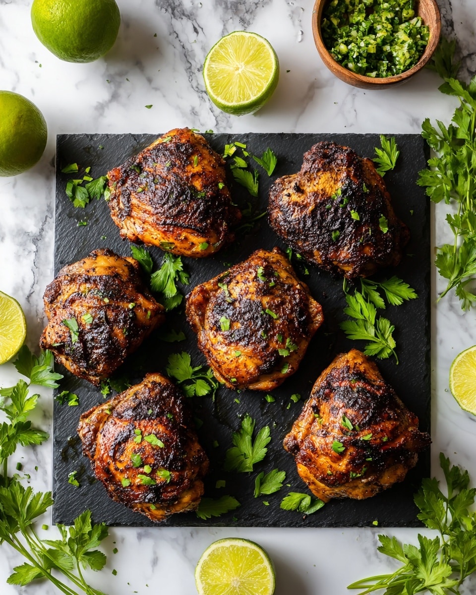 Baked Boneless Chicken Thighs with Spicy Balsamic Seasoning Recipe - Recipe Image