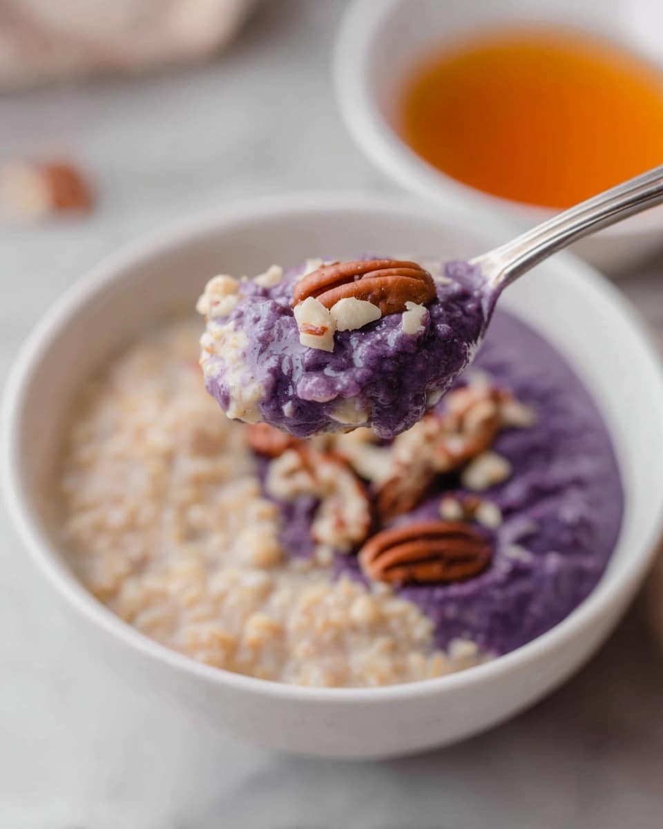 Creamy Instant Pot Steel Cut Oats with Cinnamon and Maple Syrup Recipe - Recipe Image