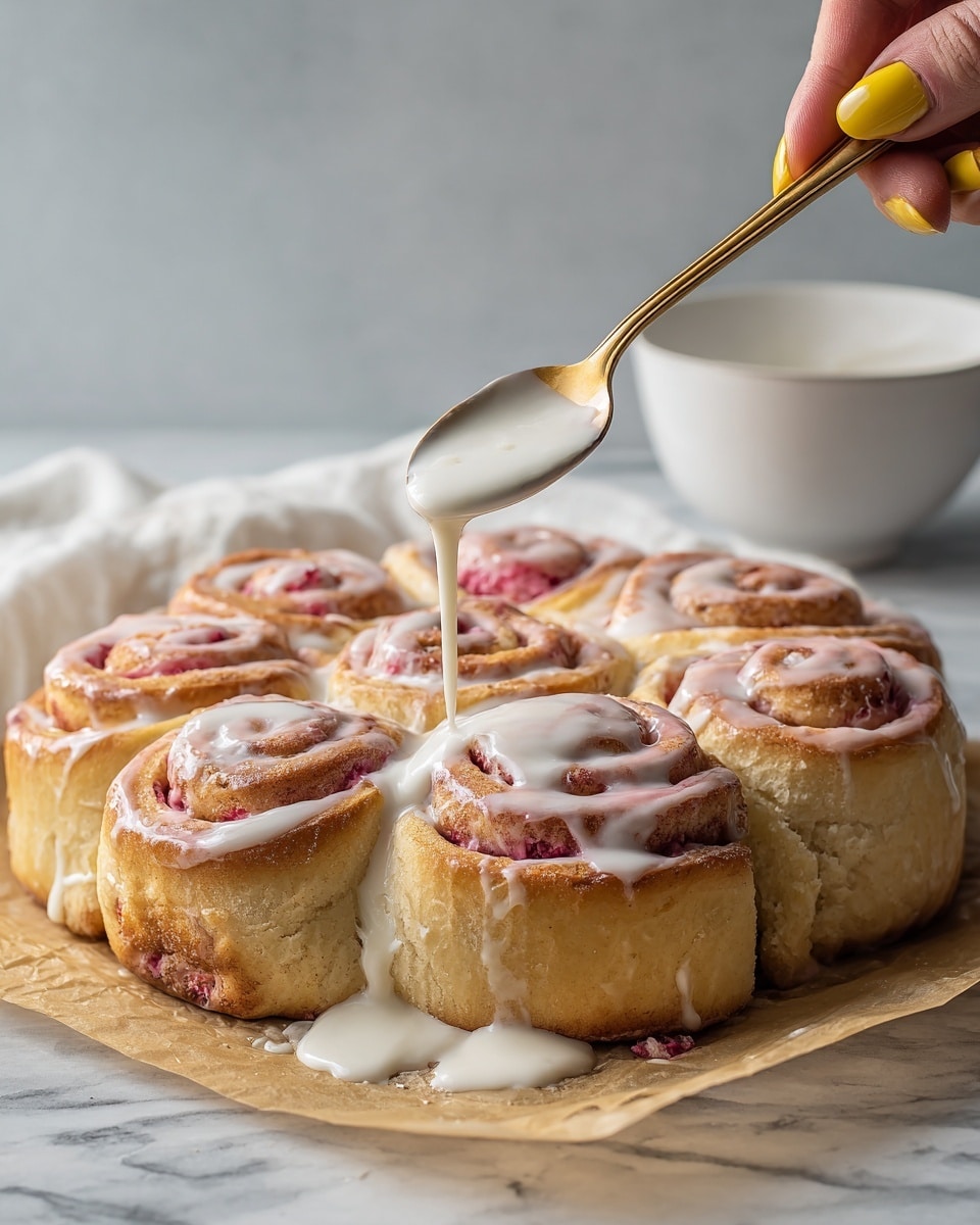 Lemon Raspberry Cream Cheese Danish Rolls Recipe - Recipe Image