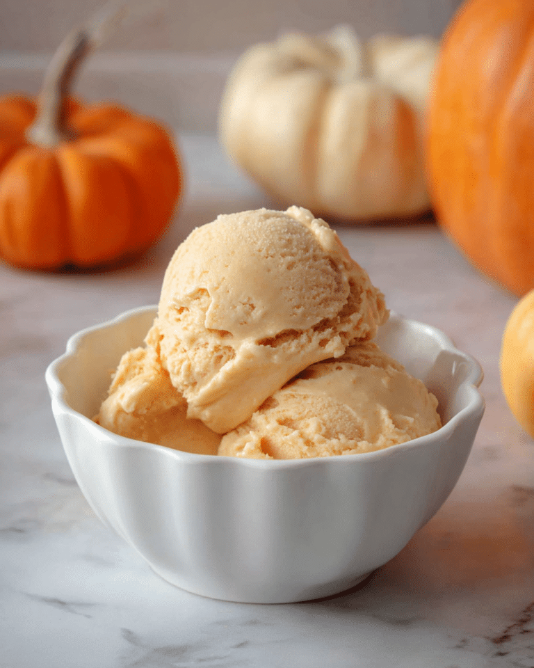 Ninja Creami High Protein Pumpkin Cottage Cheese Ice Cream Recipe